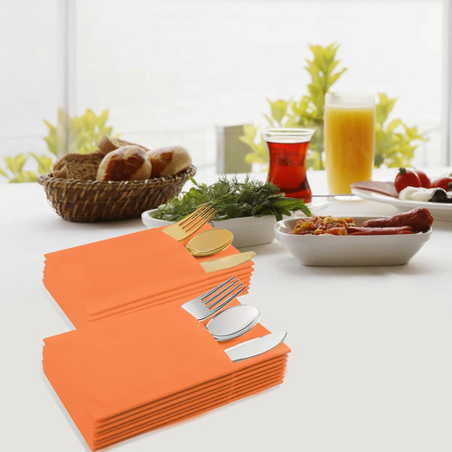 Servilletas Desechables De Papel Con Bolsillo Para Cubiertos