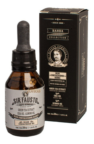 Oleo Fortalecedor Para Barba Sir Fausto 30ml