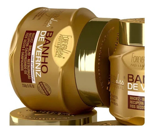 Imagem 3 de 5 de Forever Liss Banho De Verniz Brilho Extremo Hidratação 250g