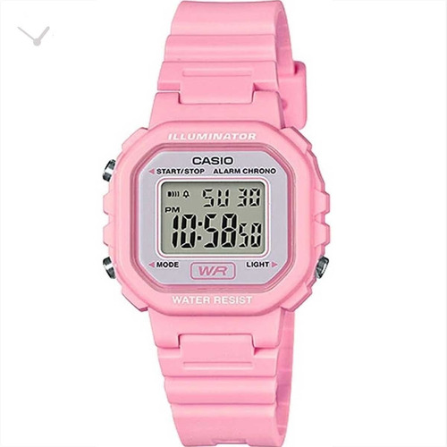 Relógio Casio Feminino Digital La-20wh-4a1df Nf-e