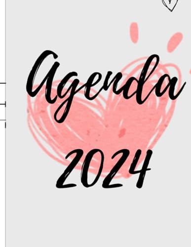 Agenda 2024 Con Planificador Mensual, Semanal, Diario, De En