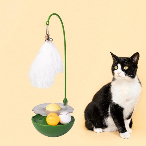 - Juguete Para Gatos Con Ruedas, Juguete Interactivo,