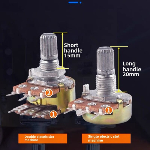 B1m Duplex 6 Pies/20 Mm - Potenciómetro Wh148 B10k 15 Mm 20