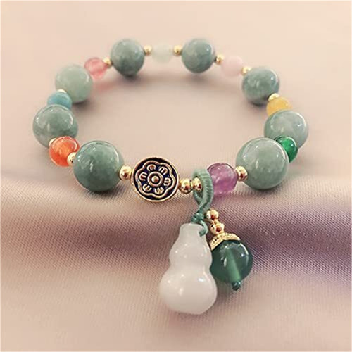 Pulseira Feita À Mão Em Estilo Chinês Representa Longevidade