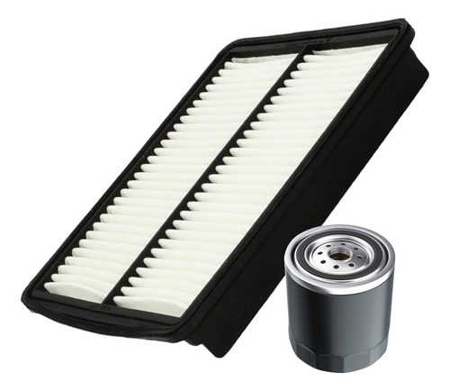 Kit X2 Filtros +aceite Gulf 5w30 Para Hyundai Santa Fe 2.4