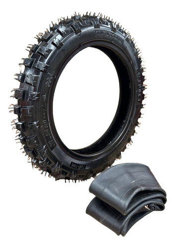 De Llanta Y Camara 2.50-12 Cross Enduro 4 Capas