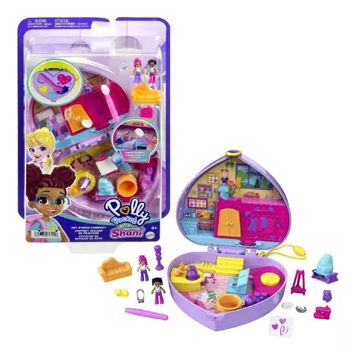 Polly Pocket Mini Mundo de Aventura Micro, Fun Brinquedos, Boneca, Multicor  : : Brinquedos e Jogos