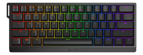 Teclado Wooting 60he+ - 60% Analog Keyboard Lacradoo Preto Inglês Us Internacional