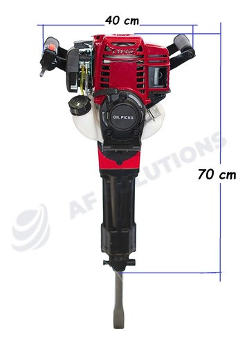Martillo Demoledor Combustión 4 Tiempos Motor Gx35