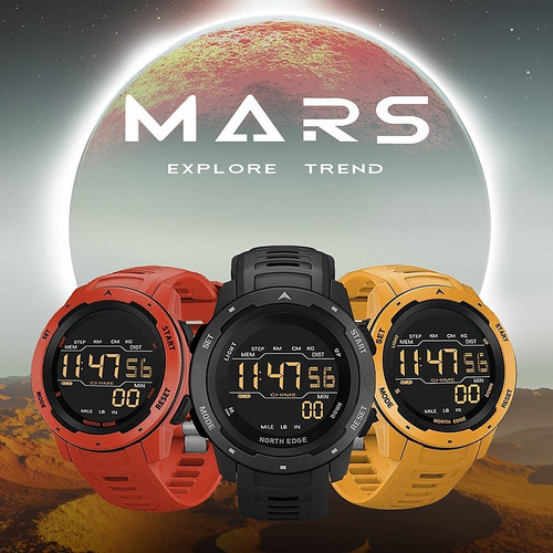 . . Hombres Digital Reloj Hombre Relojes Deportivos Doble