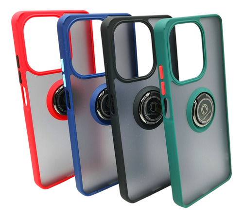 Funda Oppo A5 Pro 5g Protector Carcasa Case Uso Rudo Anillo + Mica