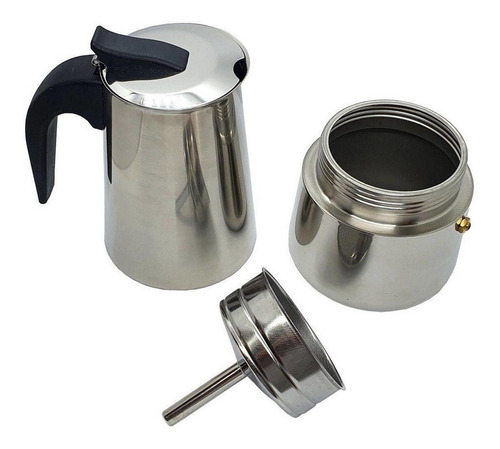 Cafeteira Ke Home 9 Xícaras 5809-1 manual aço inoxidável italiana