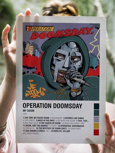 Poster Operation Doomsday Mf Doom, A4