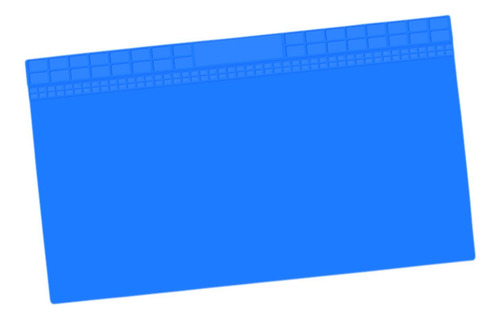 Silicone Soldering Pad Repair Work Mat For Laptops Blue
