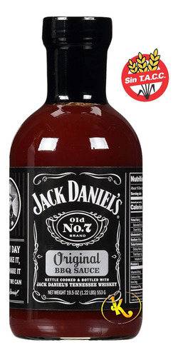 Salsa Barbacoa Jack Daniels Bbq 553gr Importada Estados Unid