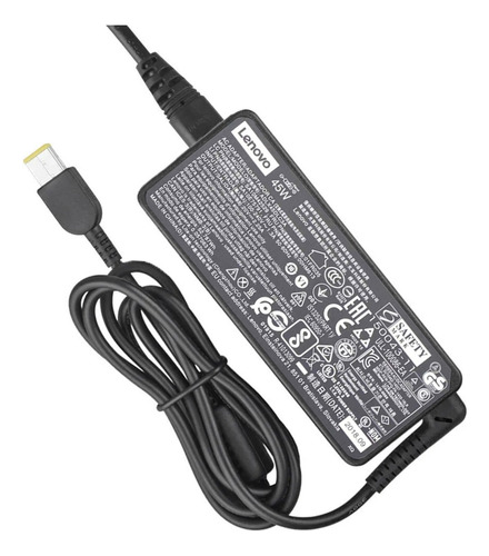 Cargador Notebook Lenovo 45w Adlx45dlc2a + Cable Color Negro