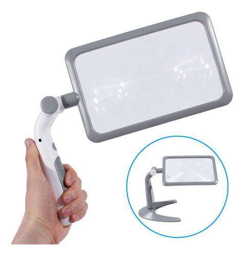A Lupa Con Luz Led For Manualidades Y Lectura Diaria