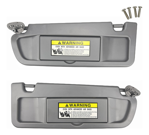 Par De Parasoles Atlas Gris Para Honda Civic 2006-2011