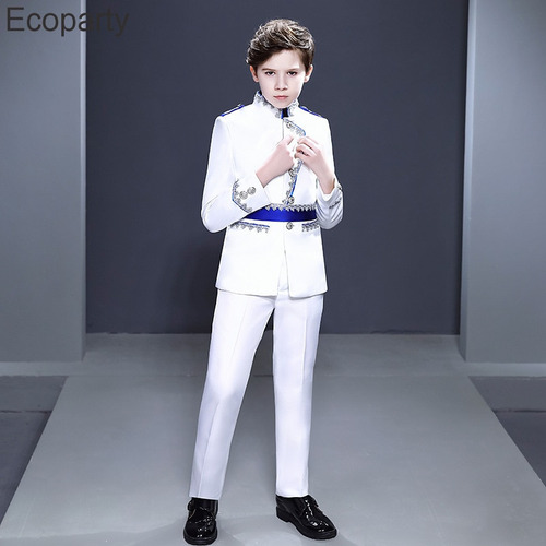A Traje De Uniforme De Príncipe Noble Medieval Para Niños