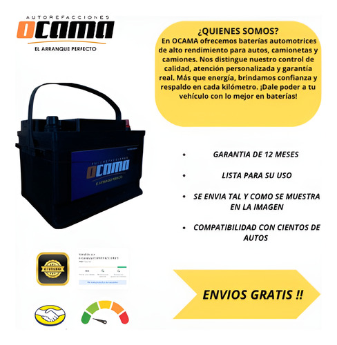 Acumulador Para Onix 2021 42-560 Ocama