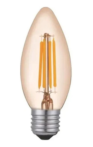 Lampada Led Filamento Vela C35 4w 2400k E27