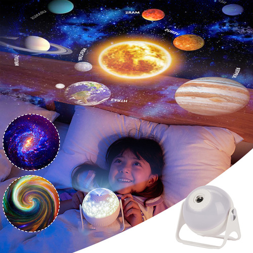 Proyector H Night Projector 7 En 1 Planetarium 360 Con Plano