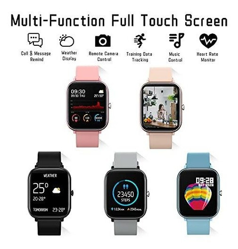 Imagen 2 de 10 de Reloj Inteligente Varios Colores Tgouy