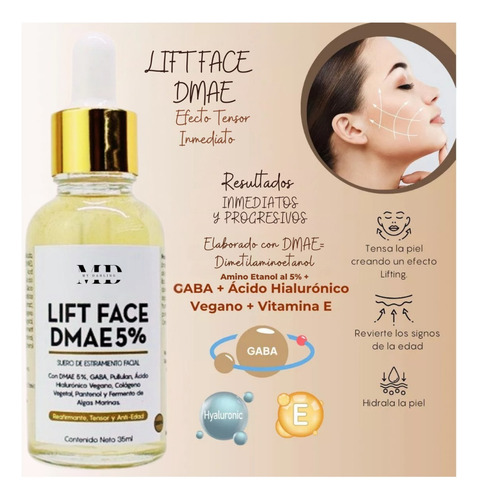 Lift Face Dmae Suero De Estiramiento Facial 35ml