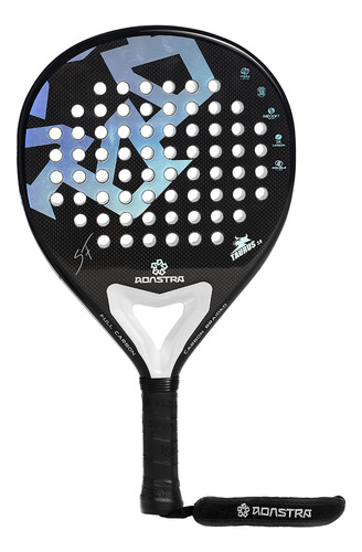 Raquete Padel Adastra Taurus 2.0 Carbono 3k Stefano Flores