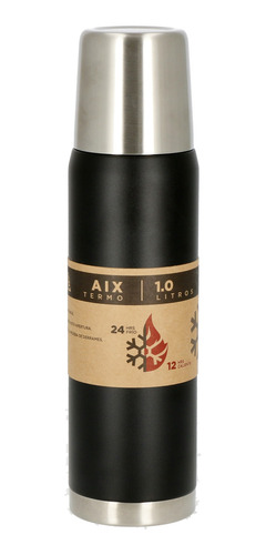 Termo Aix 1l Negro Doite