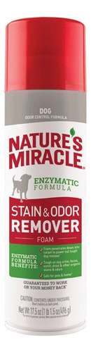 Nature's Miracle Espuma Quitamanchas Y Olores  496 Gr 