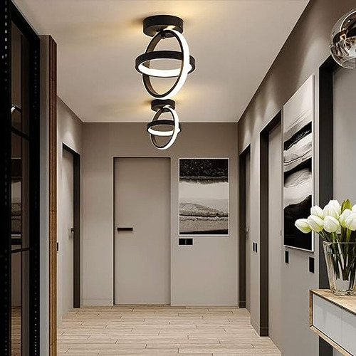 Lampara Decorativa Moderna Para Techos Bajos 3 Tipos De Luz