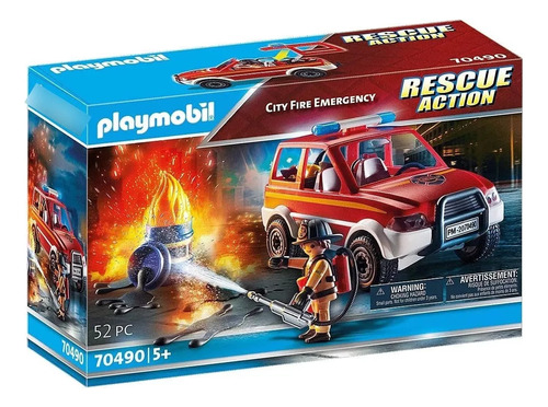 Playmobil 70490 City Fire Emergency Rescue Action