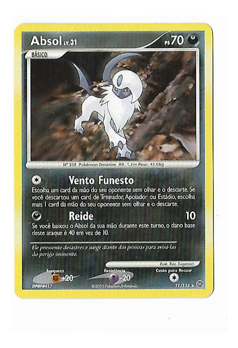 Pokemon Absol Maravilhas Secretas Frete Incluso