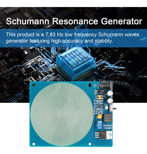 Generador De Resonancia De Audio Schumann 7,83 Hz Nuevo (Usado)
