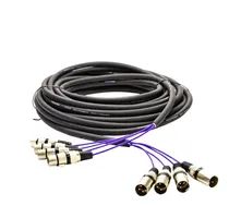 Comprar Multi Cabos Com Conectores Xlr 4 Vias - Cirilo Cabos 3 Mts