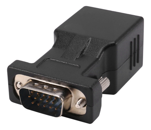 Vga Extender Macho A Lan Cat5 Cat6 Rj45 Adaptador De Cable D