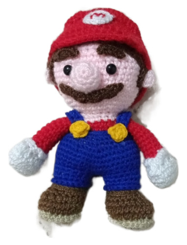 Amigurumi Mario Elaborado A Crochet