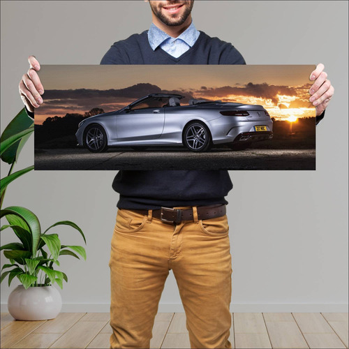 Cuadro 30x80cm Auto 2018 Mercedes Benz S Class C 75