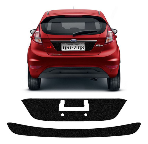 Kit Protetor Porta-malas New Fiesta 15/2018 + Fundo De Placa