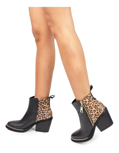 Imagen 6 de 7 de Botinetas Botitas Botas De Mujer De Cuero Kioto - Ferraro