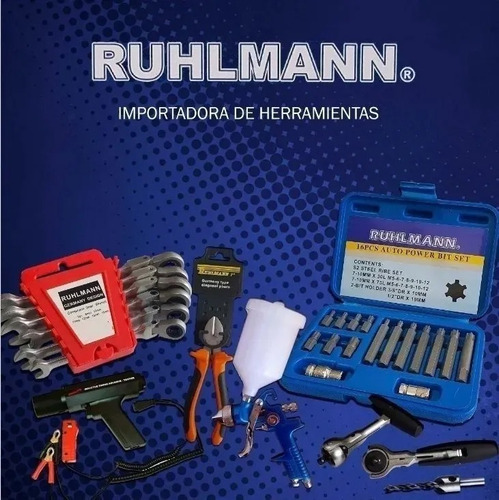 Imagen 4 de 5 de Llave Combinada 14 Mm Acero Cr-v Ruhlmann Ru5008