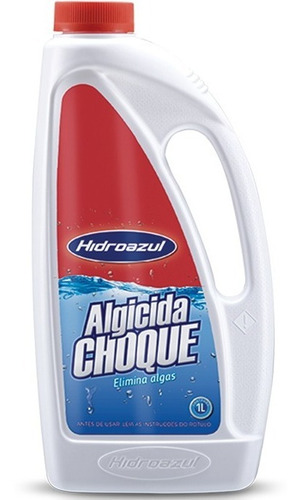 Imagem 1 de 2 de Algicida Choque 1 Litro - Hidroazul