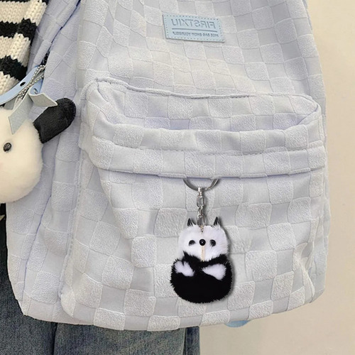 M Cartoon Plush Doll Keychain Panda Forma De Forma De