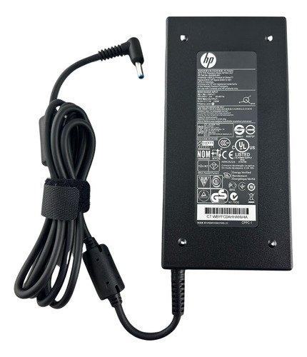 Cargador Hp Original 150w Zbook Omen 19.5v 7.7a Punta Azul