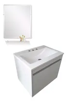 Comprar Combo Vanitory Baño Espejo Reflejar  Bacha Baño Colgar