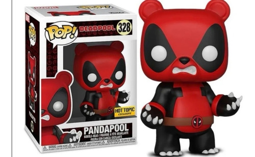 Funko Pop! Marvel Pandapool Deadpool Hot Topic + Protector