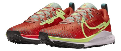  Zapato Compatible Nike React Pegasus Trail 4  Rojo