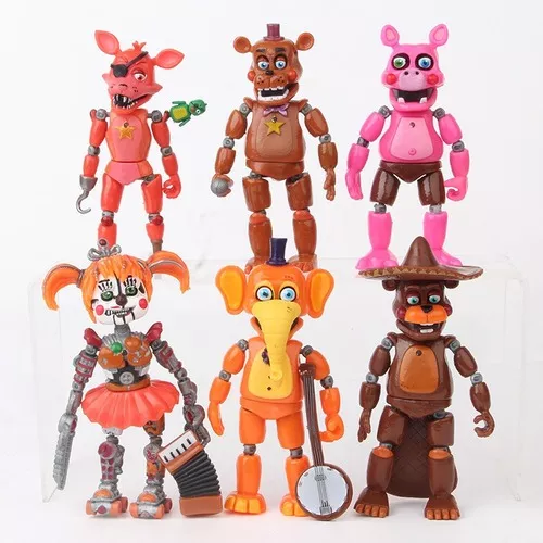 5pcs Fnaf Pizzeria Cinco Noites No Freddys Bunnie Jogo