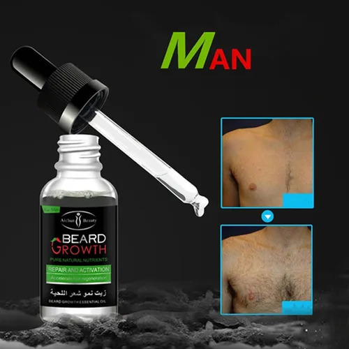 Imagen 5 de 5 de Serum Para Barba , Estimula Crecimiento , Mas Barba